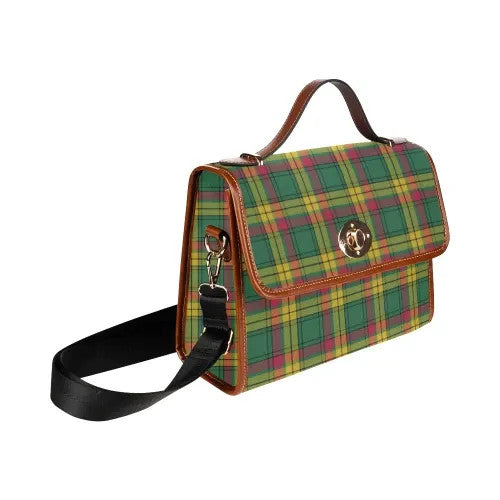 Scottish MacMillan Old Ancient Clan Tartan Waterproof Canvas Bag Tartan Plaid 3