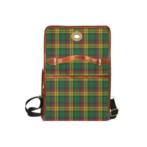 Scottish MacMillan Old Ancient Clan Tartan Waterproof Canvas Bag Tartan Plaid 6