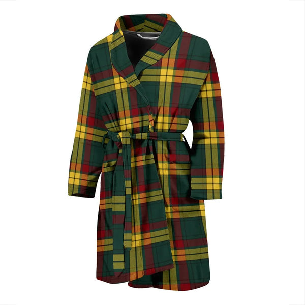 Scottish MacMillan Old Modern Clan Tartan Bathrobe 2
