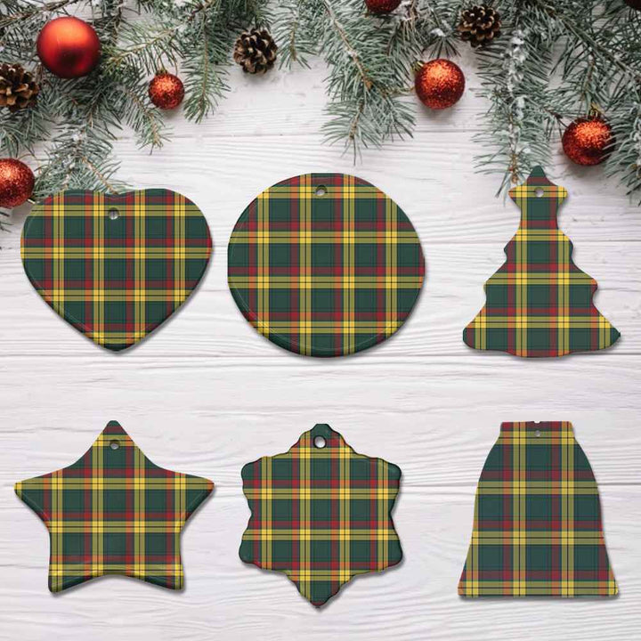 Scottish MacMillan Old Modern Clan Tartan Ceramic Ornament All Tartan Plaid