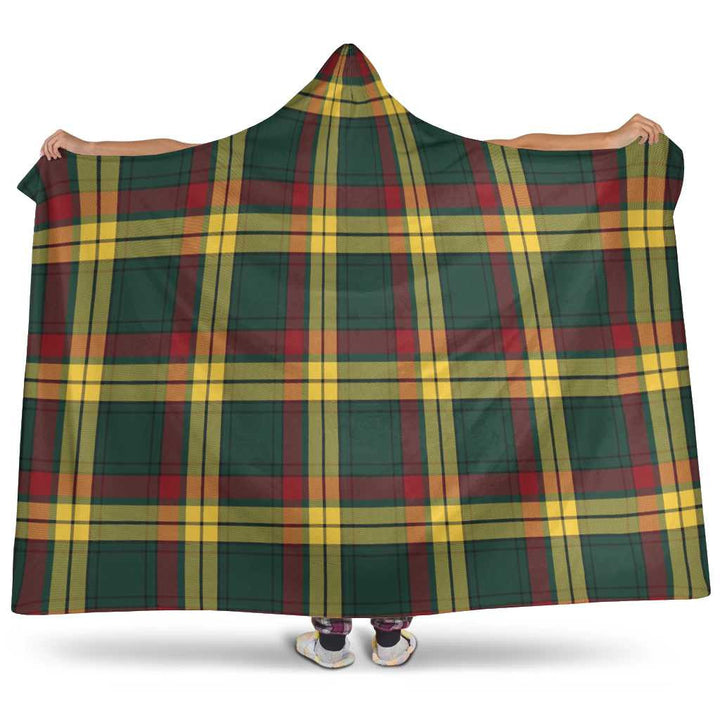 Scottish MacMillan Old Modern Clan Tartan Hooded Blanket Tartan Plaid 1