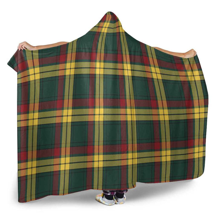 Scottish MacMillan Old Modern Clan Tartan Hooded Blanket Tartan Plaid 2