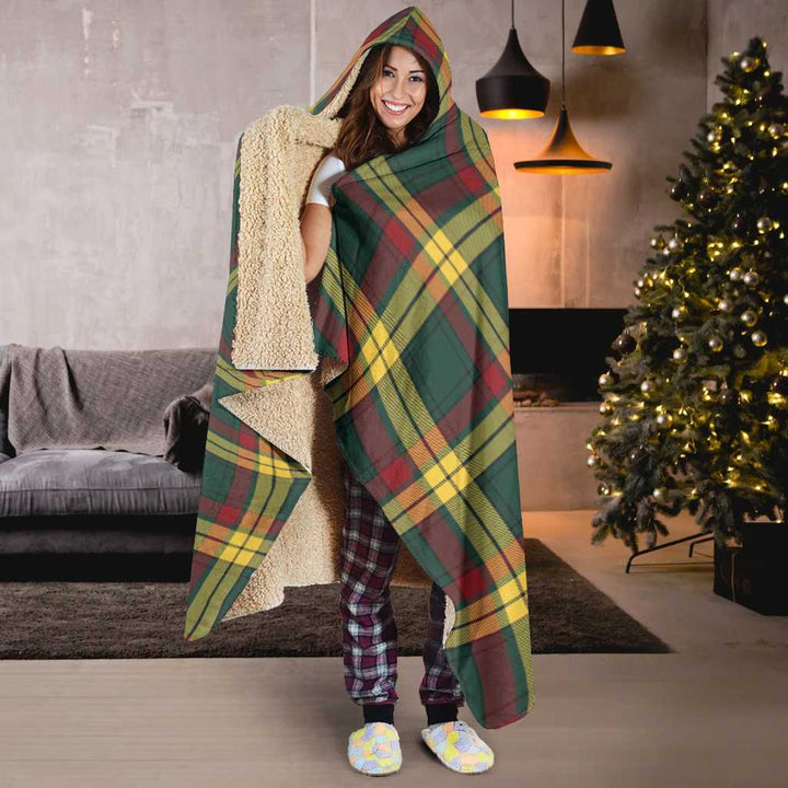 Scottish MacMillan Old Modern Clan Tartan Hooded Blanket Tartan Plaid 6