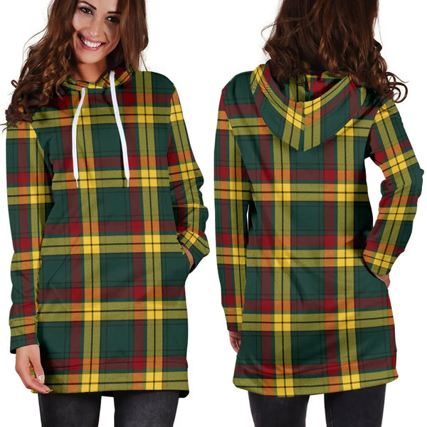 Scottish MacMillan Old Modern Clan Tartan Hoodie Dress