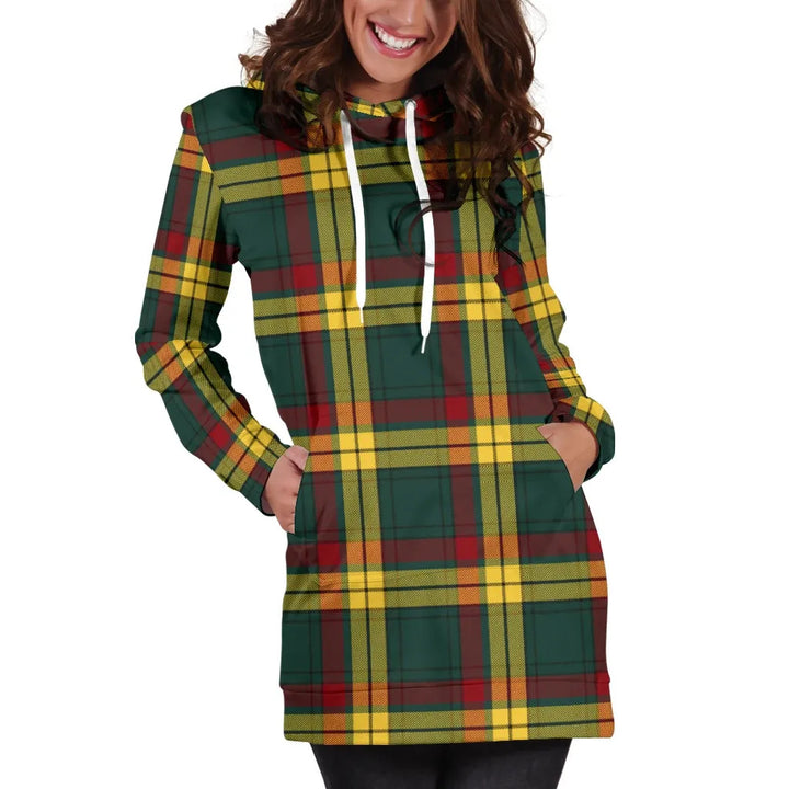 Scottish MacMillan Old Modern Clan Tartan Hoodie Dress