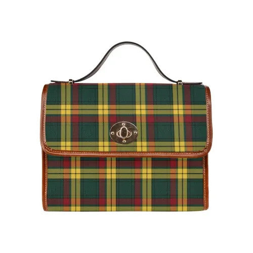 Scottish MacMillan Old Modern Clan Tartan Waterproof Canvas Bag Tartan Plaid 1