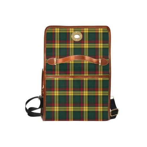 Scottish MacMillan Old Modern Clan Tartan Waterproof Canvas Bag Tartan Plaid 6