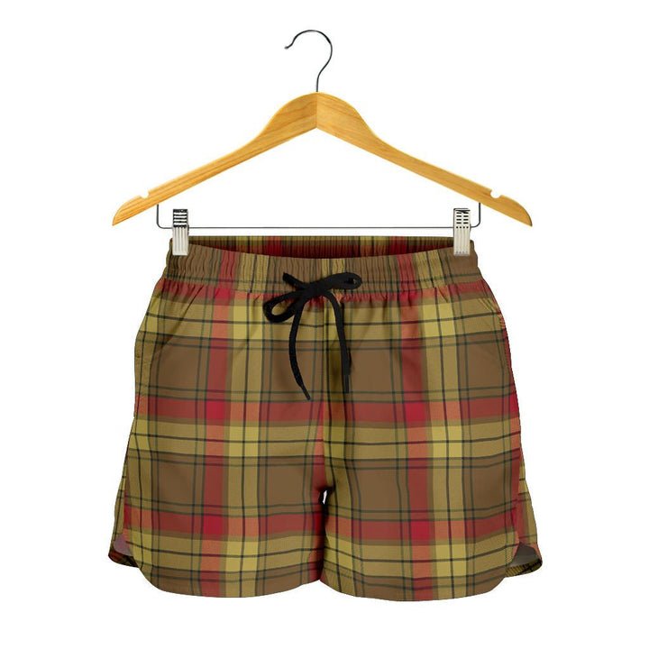 Scottish MacMillan Old Weathered Clan Tartan Women Shorts