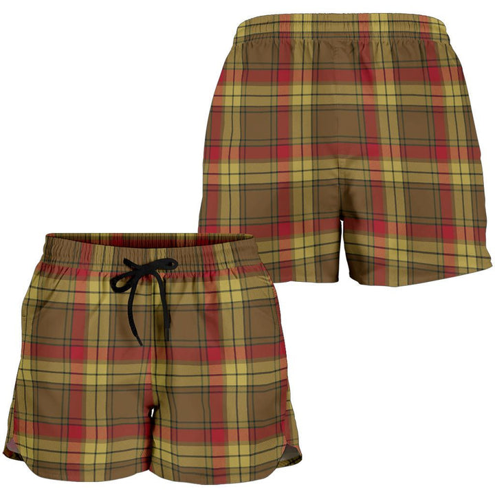 Scottish MacMillan Old Weathered Clan Tartan Women Shorts