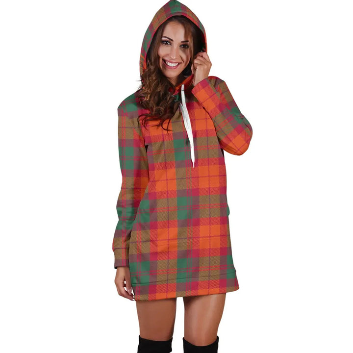 Scottish MacNab Ancient Clan Tartan Hoodie Dress