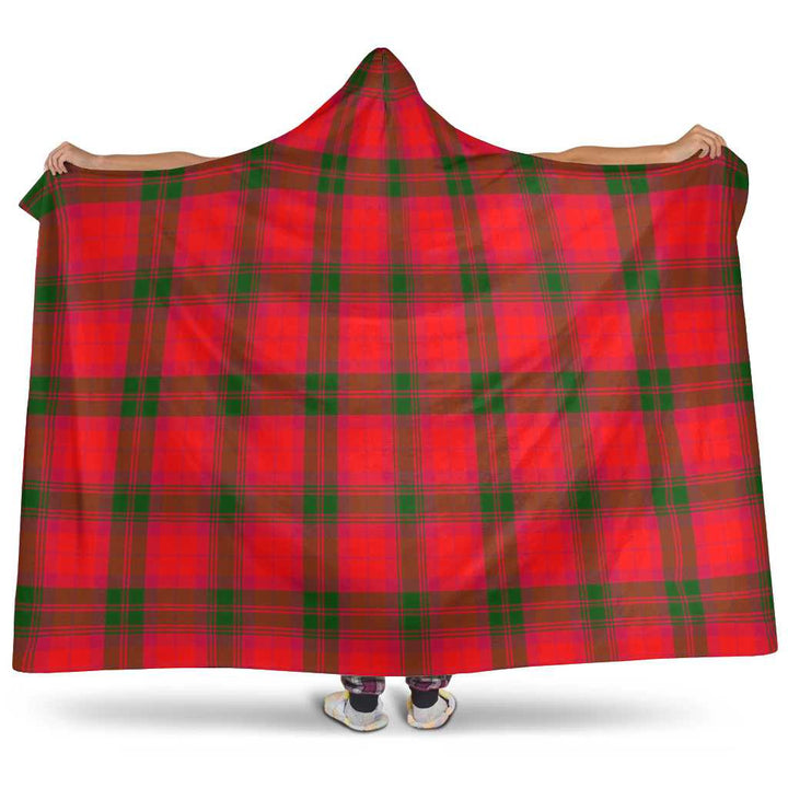 Scottish MacNab Modern Clan Tartan Hooded Blanket Tartan Plaid 1