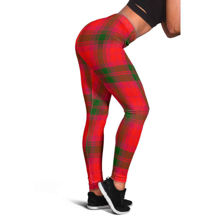Scottish MacNab Modern Clan Tartan Women Leggings Tartan Plaid 1