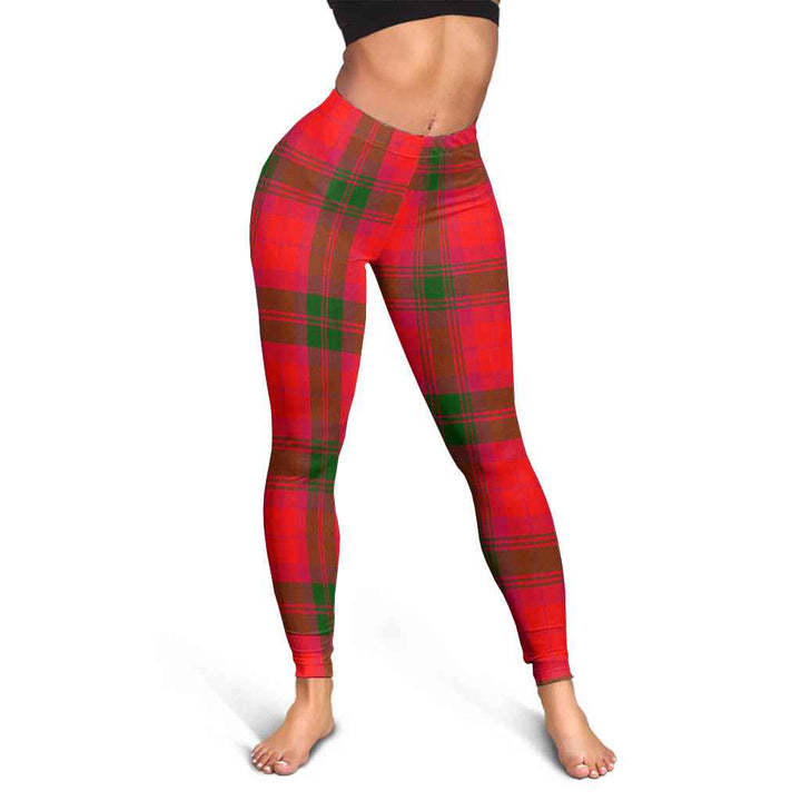 Scottish MacNab Modern Clan Tartan Women Leggings Tartan Plaid 3