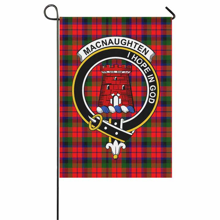 Scottish MacNaughten Clan Crest Tartan Garden Flag Tartan Plaid 1