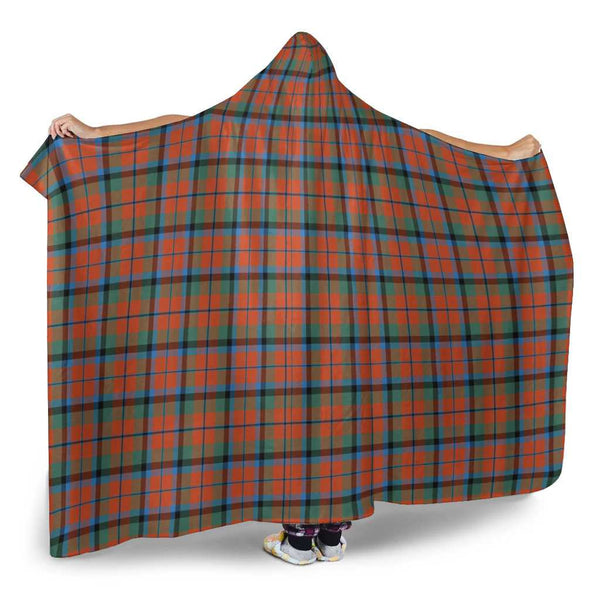Scottish MacNaughton Ancient Clan Tartan Hooded Blanket Tartan Plaid 2