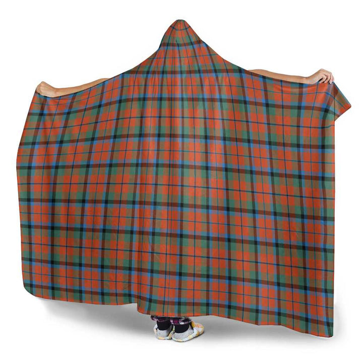 Scottish MacNaughton Ancient Clan Tartan Hooded Blanket Tartan Plaid 3