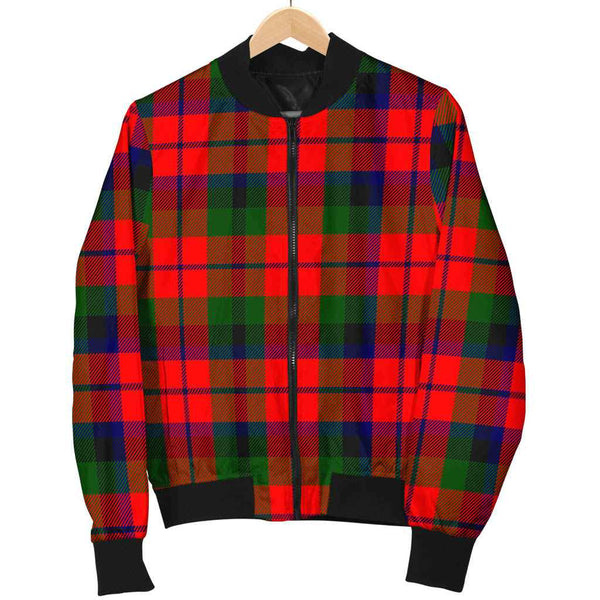 Scottish MacNaughton Modern Clan Tartan Bomber Jacket Tartan Plaid 1