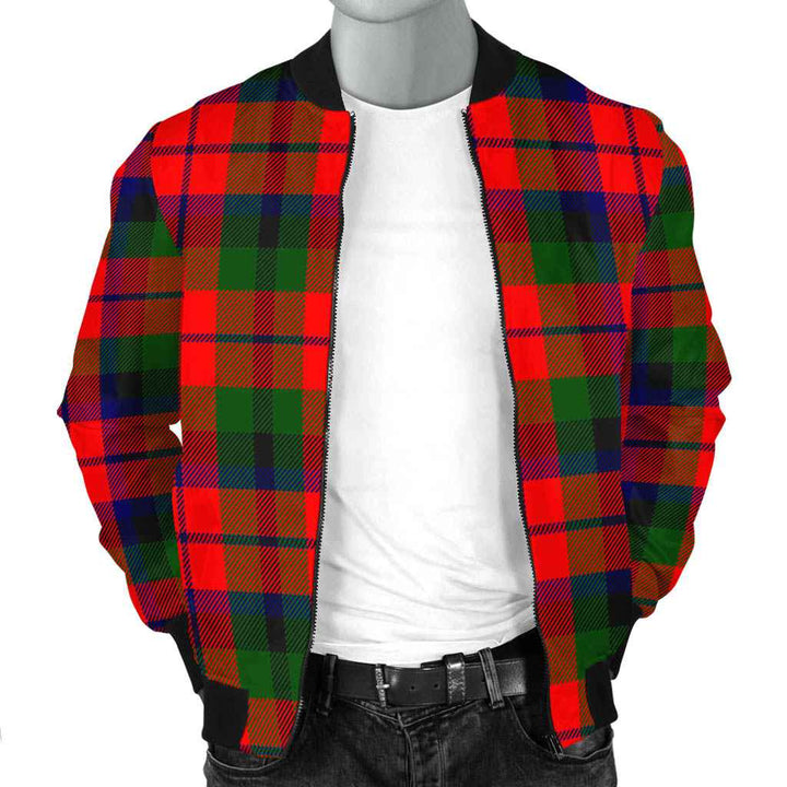 Scottish MacNaughton Modern Clan Tartan Bomber Jacket Tartan Plaid 2