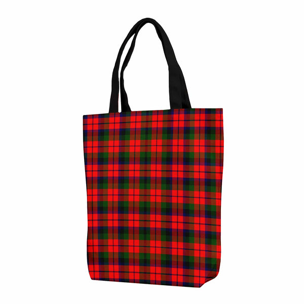 Scottish MacNaughton Modern Clan Tartan Canvas Bag With Shoulder Strap Tartan Plaid 1