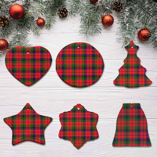 Scottish MacNaughton Modern Clan Tartan Ceramic Ornament All Tartan Plaid