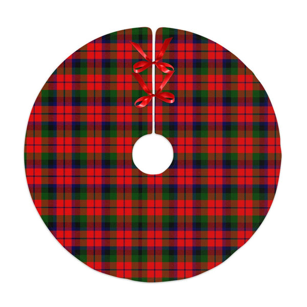 Scottish MacNaughton Modern Clan Tartan Christmas Tree Skirt No Tassels 1 Tartan Plaid