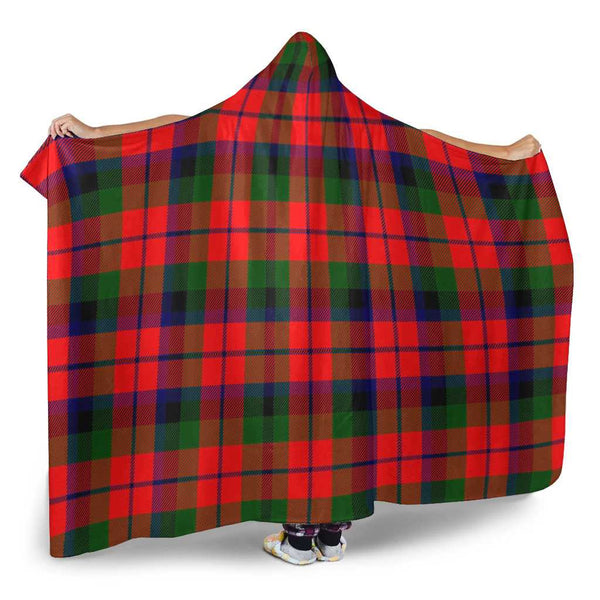 Scottish MacNaughton Modern Clan Tartan Hooded Blanket Tartan Plaid 2