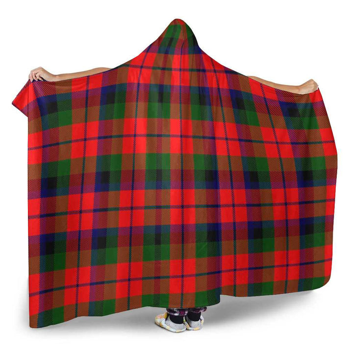Scottish MacNaughton Modern Clan Tartan Hooded Blanket Tartan Plaid 2