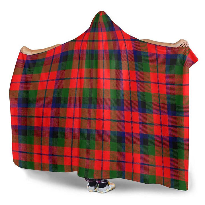 Scottish MacNaughton Modern Clan Tartan Hooded Blanket Tartan Plaid 3