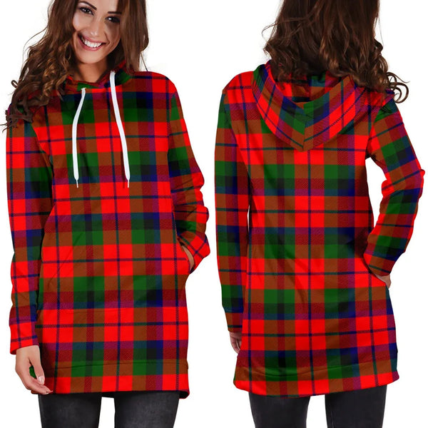Scottish MacNaughton Modern Clan Tartan Hoodie Dress