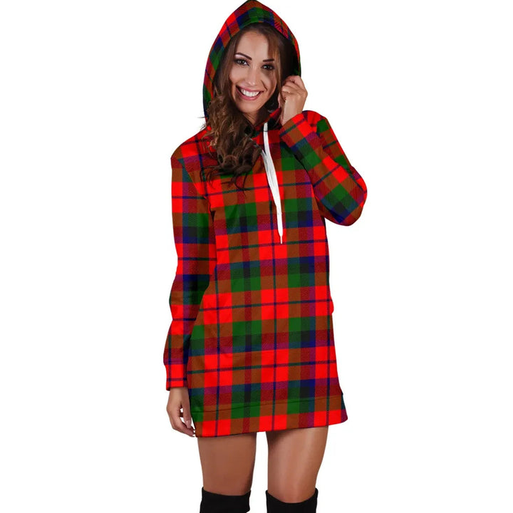 Scottish MacNaughton Modern Clan Tartan Hoodie Dress