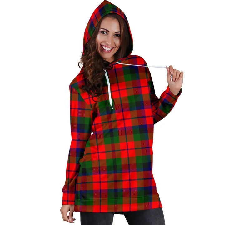 Scottish MacNaughton Modern Clan Tartan Hoodie Dress