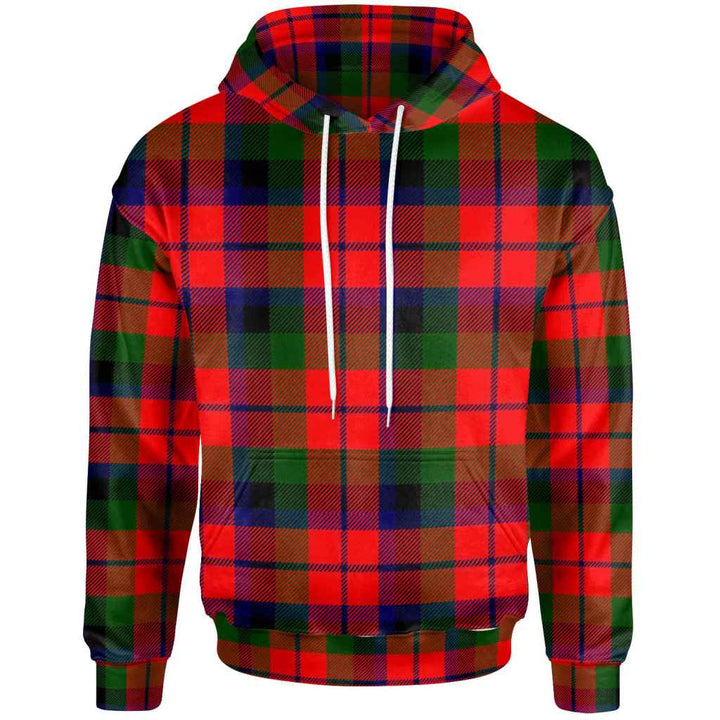 Scottish MacNaughton Modern Clan Tartan Hoodie Front Side Tartan Plaid