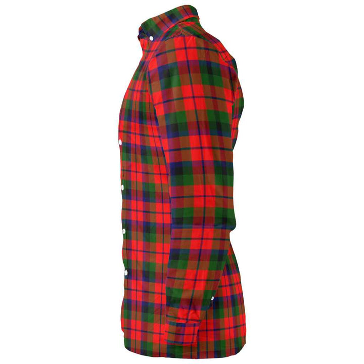 Scottish MacNaughton Modern Clan Tartan Long Sleeve Shirt Tartan Plaid