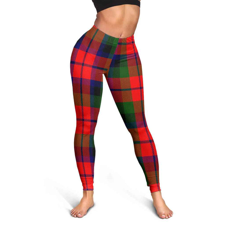 Scottish MacNaughton Modern Clan Tartan Women Leggings Tartan Plaid 3