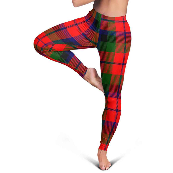 Scottish MacNaughton Modern Clan Tartan Women Leggings Tartan Plaid 5