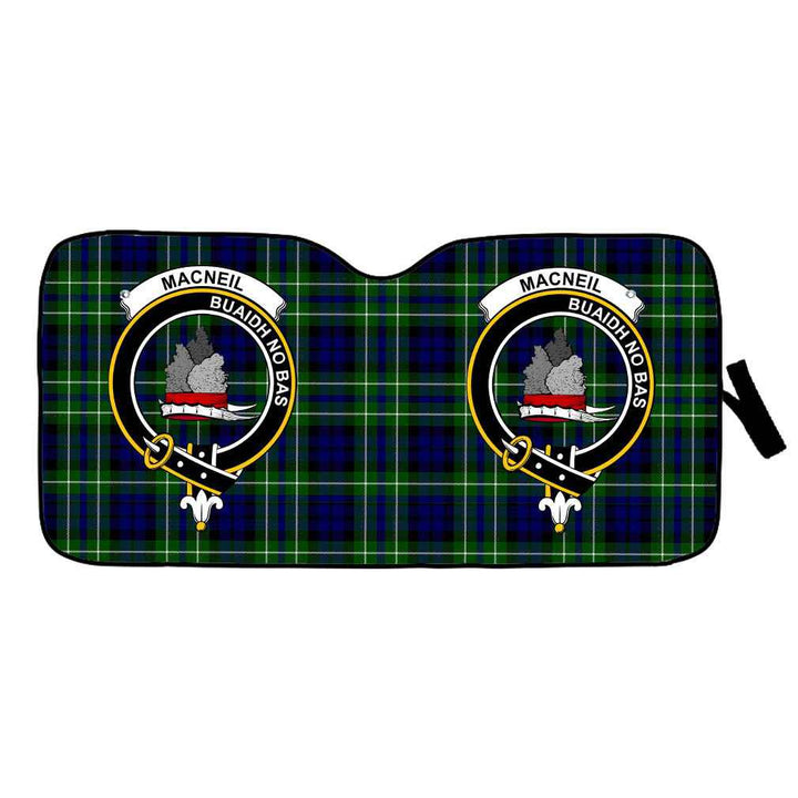 Scottish MacNeil of Colonsay Clan Crest Tartan Car Windshield Sun Shade Tartan Plaid 1
