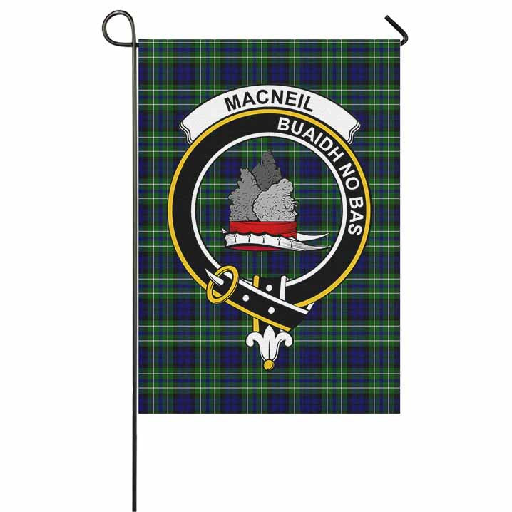Scottish MacNeil of Colonsay Clan Crest Tartan Garden Flag Tartan Plaid 1