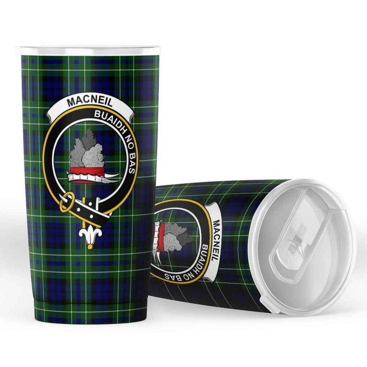 Scottish MacNeil of Colonsay Clan Crest Tartan Insulated Tumbler Tartan Plaid 4