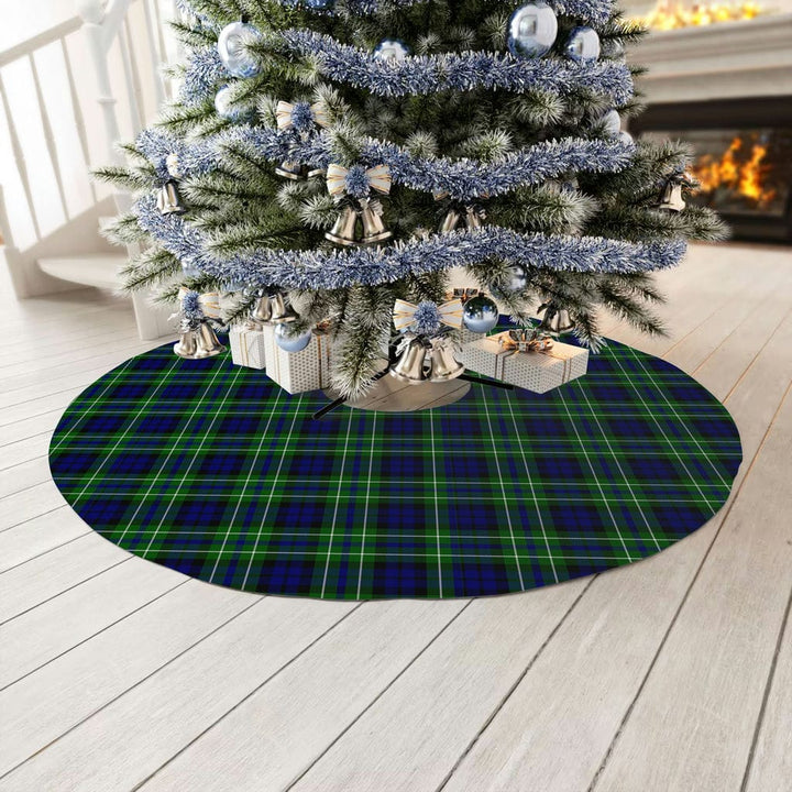 Scottish MacNeil of Colonsay Modern Clan Tartan Christmas Tree Skirt No Tassels 3 Tartan Plaid