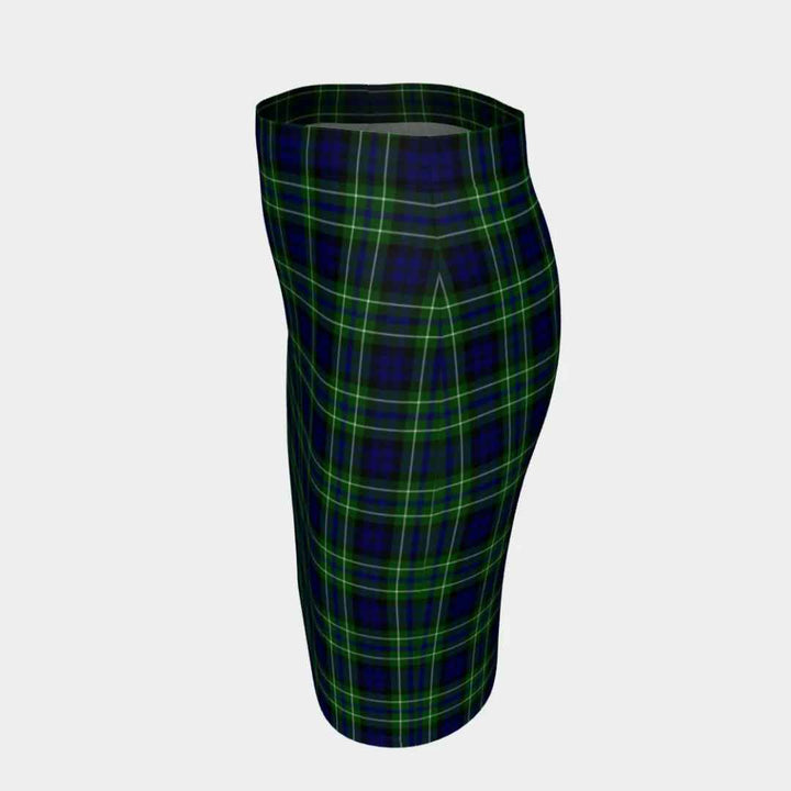 Scottish MacNeil of Colonsay Modern Clan Tartan Fitted Skirt Tartan Plaid 2