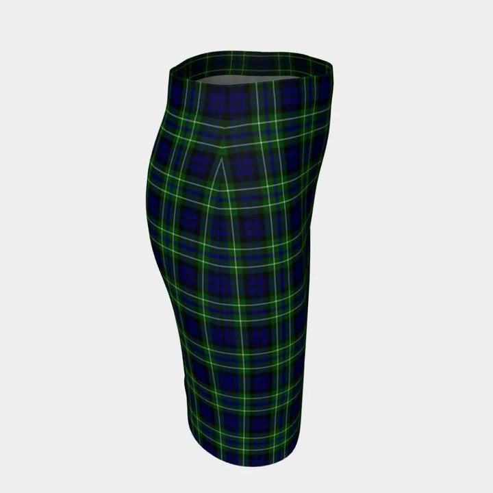Scottish MacNeil of Colonsay Modern Clan Tartan Fitted Skirt Tartan Plaid 3