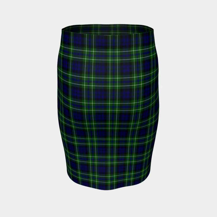Scottish MacNeil of Colonsay Modern Clan Tartan Fitted Skirt Tartan Plaid 4