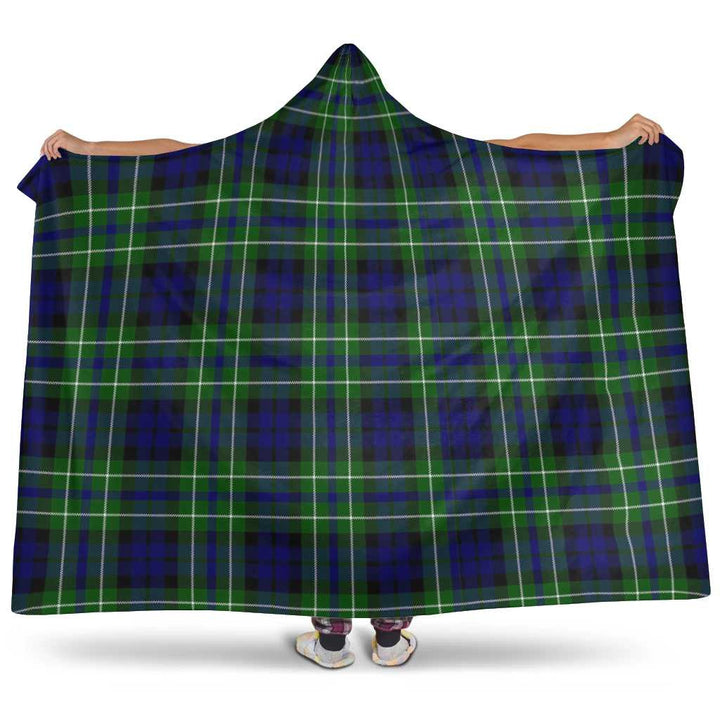 Scottish MacNeil of Colonsay Modern Clan Tartan Hooded Blanket Tartan Plaid 1