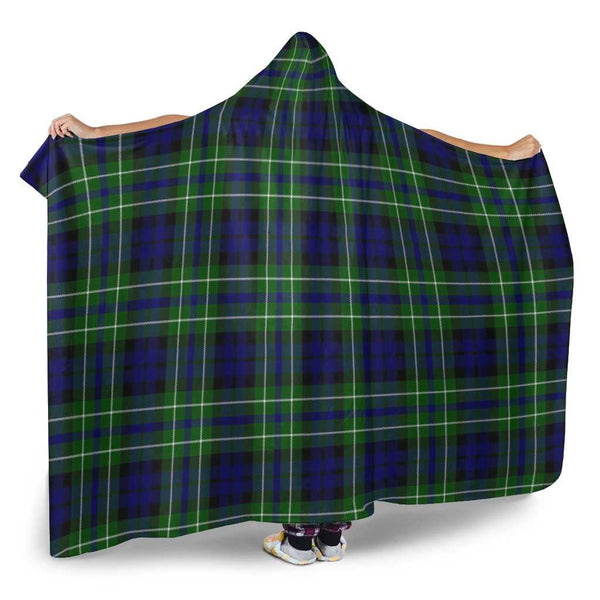 Scottish MacNeil of Colonsay Modern Clan Tartan Hooded Blanket Tartan Plaid 2