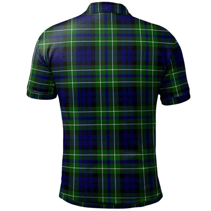 Scottish MacNeil of Colonsay Modern Clan Tartan Polo Shirt Back Side Tartan Plaid