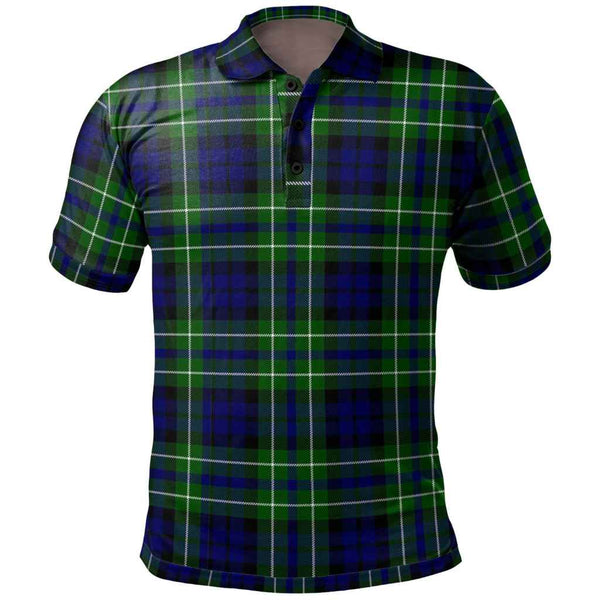 Scottish MacNeil of Colonsay Modern Clan Tartan Polo Shirt Front Side Tartan Plaid