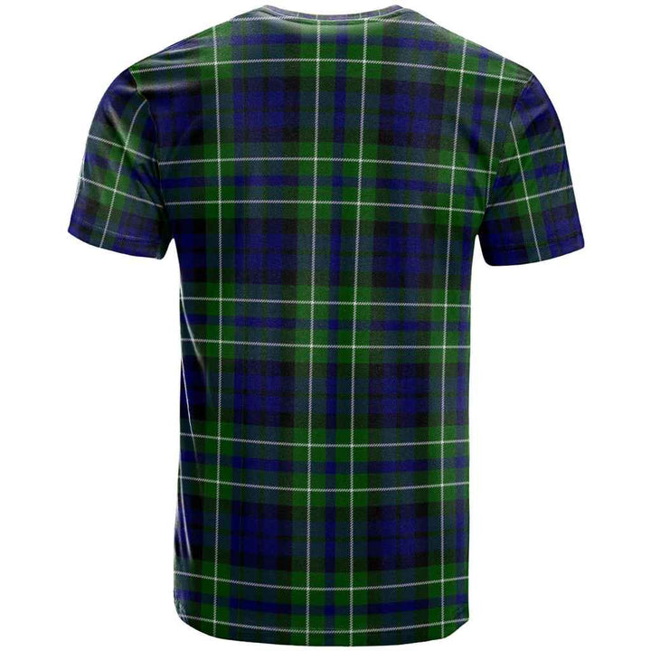 Scottish MacNeil of Colonsay Modern Clan Tartan T-Shirt Back Side Tartan Plaid