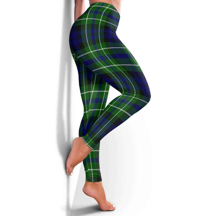 Scottish MacNeil of Colonsay Modern Clan Tartan Women Leggings Tartan Plaid 4