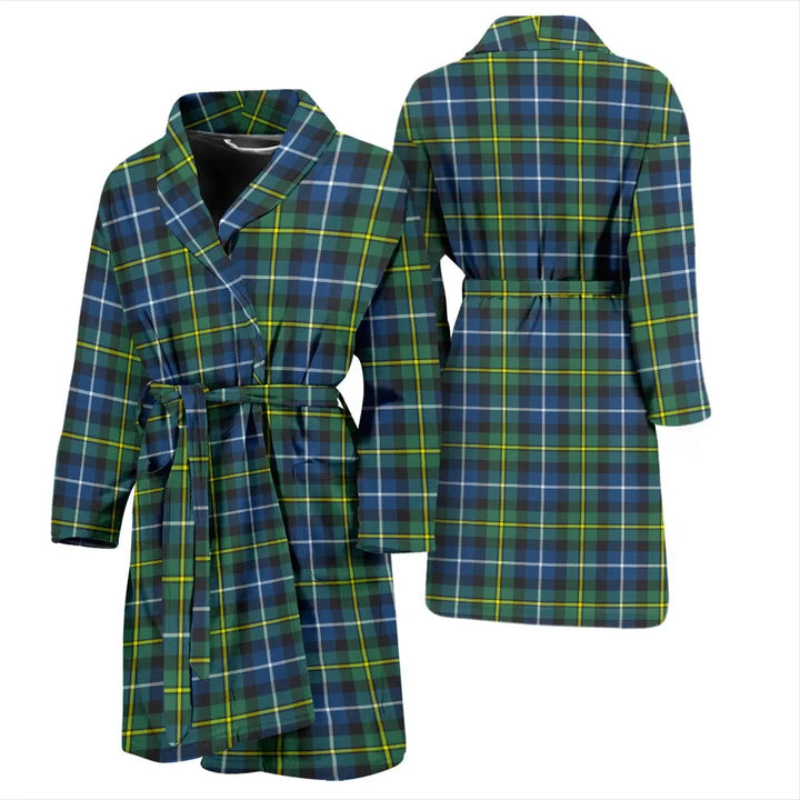 Scottish MacNeill Of Barra Ancient Clan Tartan Bathrobe 3