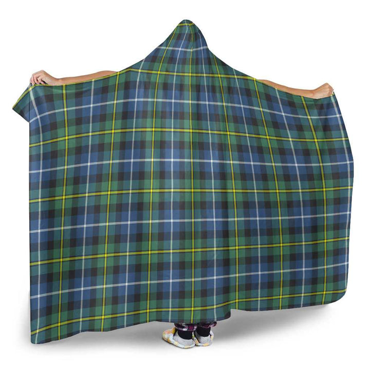 Scottish MacNeill of Barra Ancient Clan Tartan Hooded Blanket Tartan Plaid 2